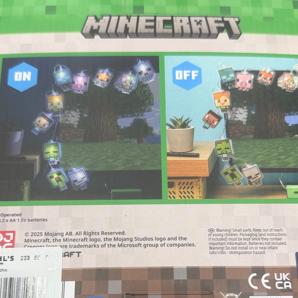 Minecraft String Lights - Multicolor - Picture 3 of 5